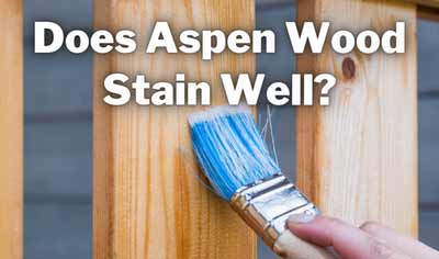 does aspen wood stain well