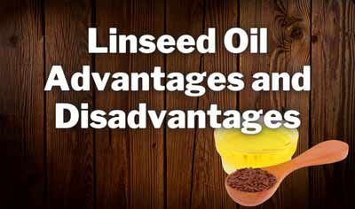 linseed oil advantages and disadvantages