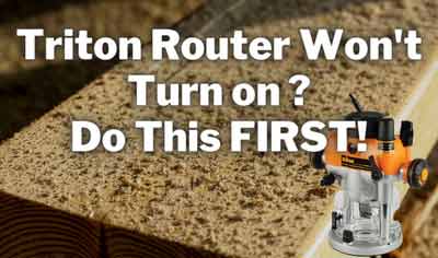 triton router won't turn on
