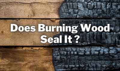 does burning wood seal it