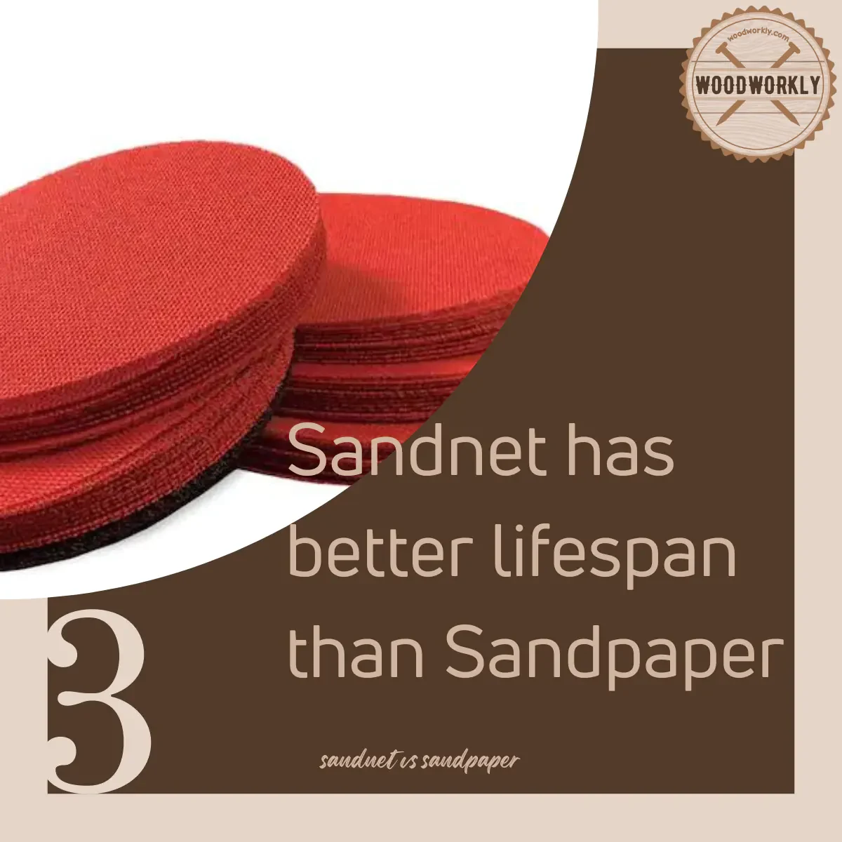 Sandnet Has Better Cutting Life Than Sandpaper