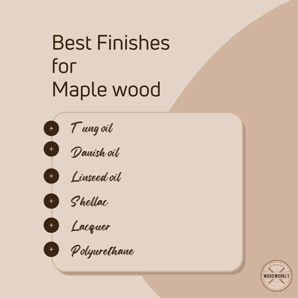 best finishes for maple wood
