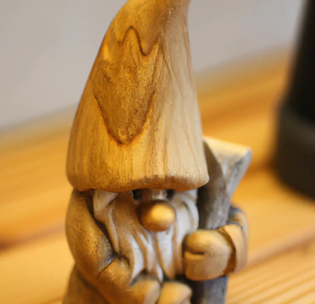 wood carving gnome