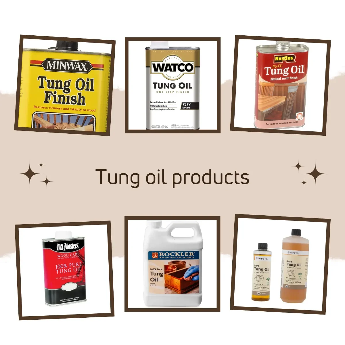 Tung oil products