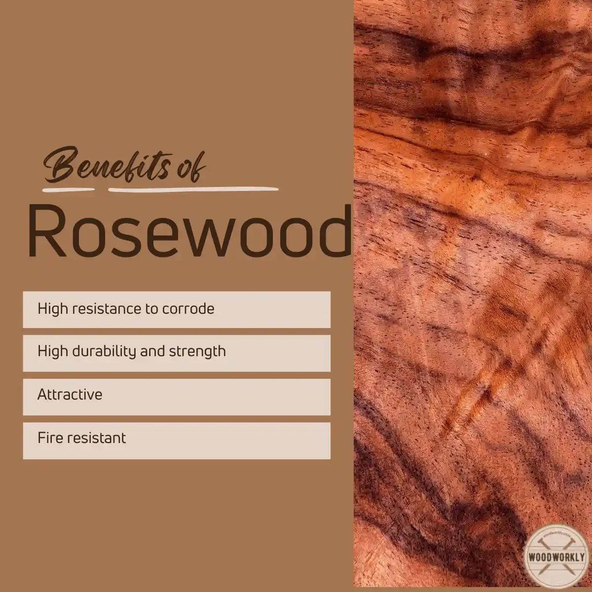 benefits of rosewood for computer desk