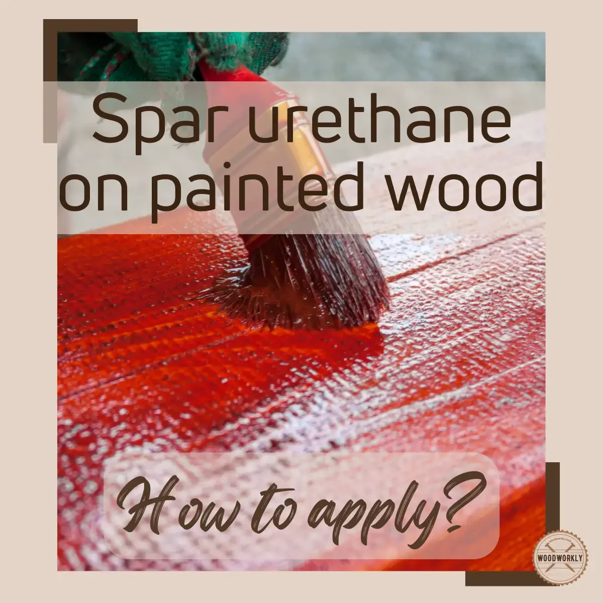 spar urethane on painted wood
