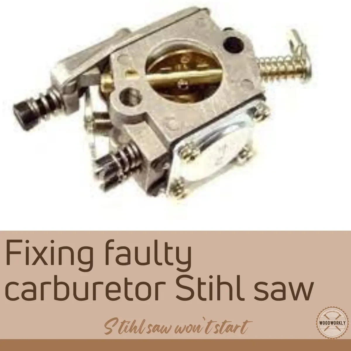 Fixing faulty carburetor Stihl saw