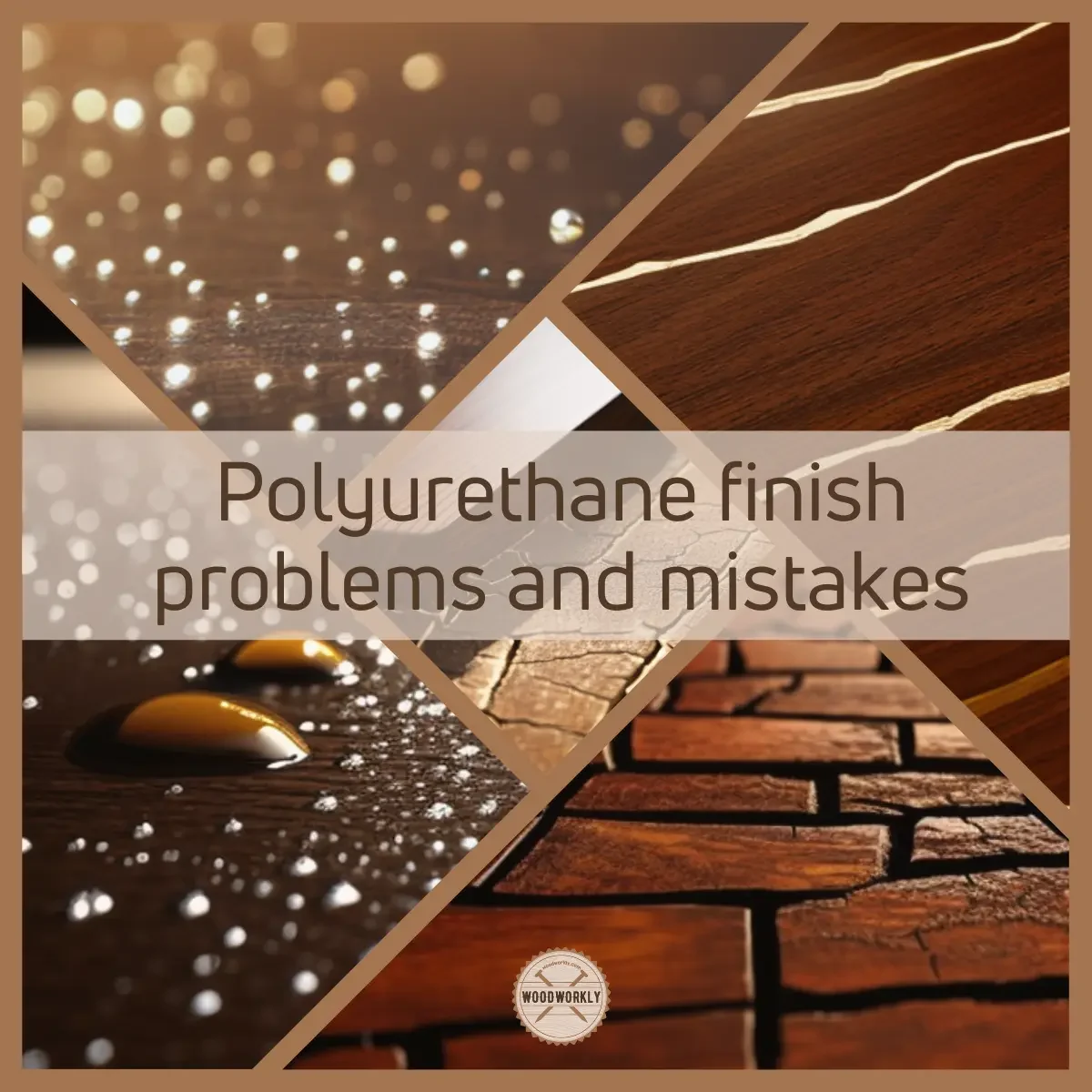 Polyurethane finish problems and mistakes