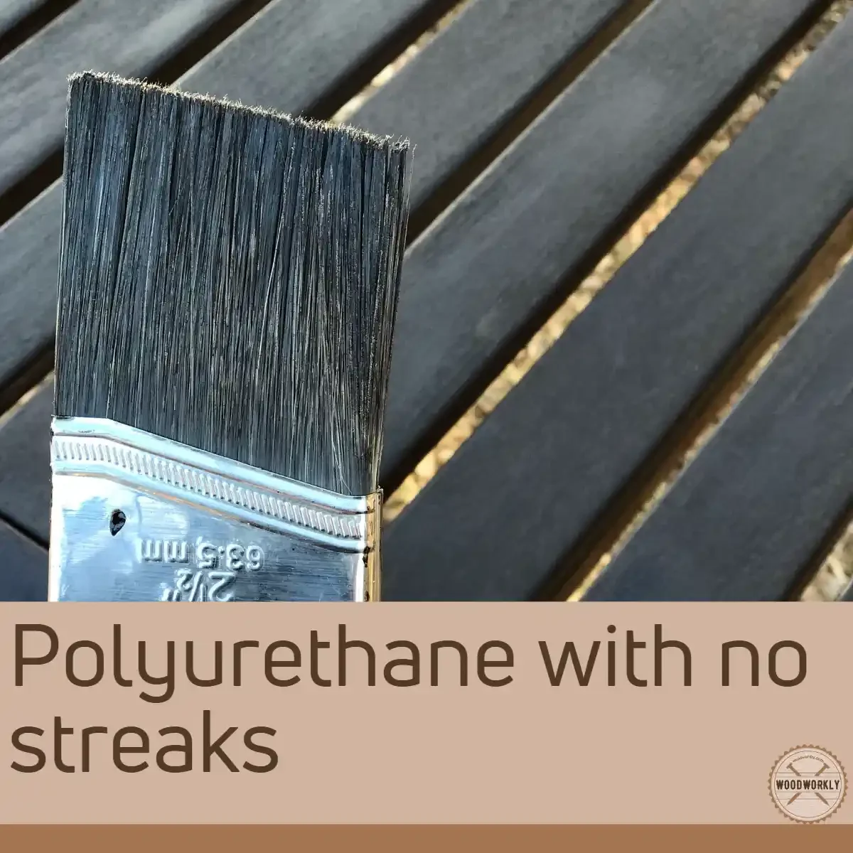 Polyurethane with no streaks