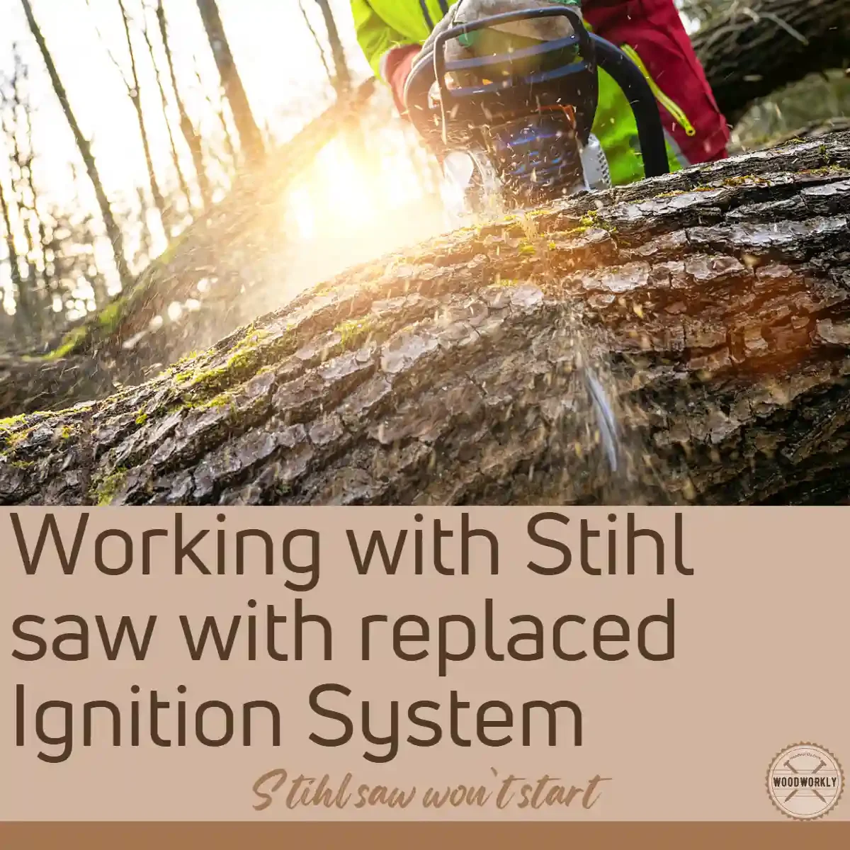 Working with Stihl saw with replaced Ignition System
