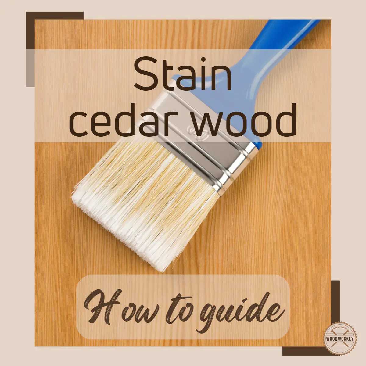 Does cedar stain well