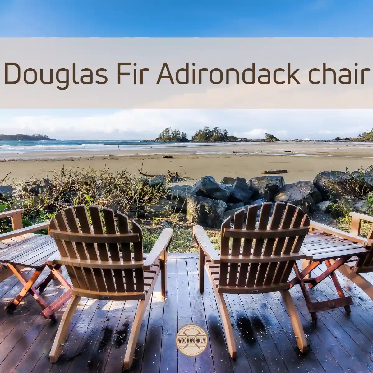 Douglas Fir Adirondack chair