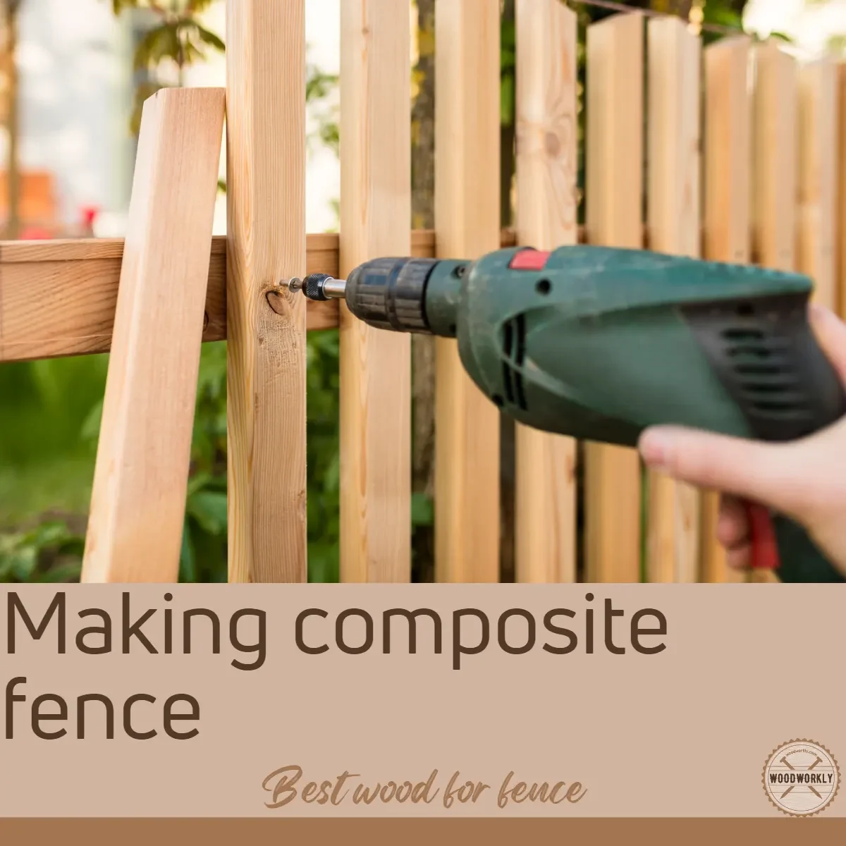 Making composite fence