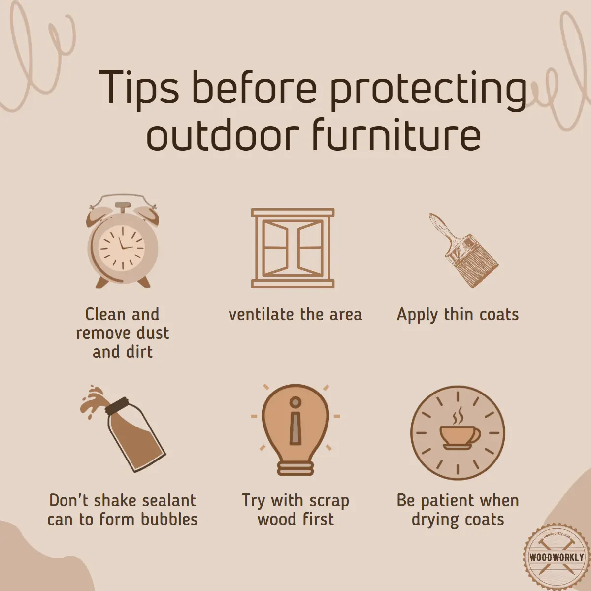 Tips before protecting outdoor furniture