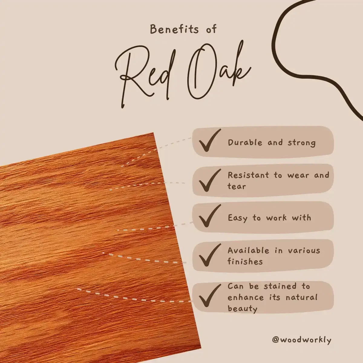 benefits of red oak for adirondack chairs