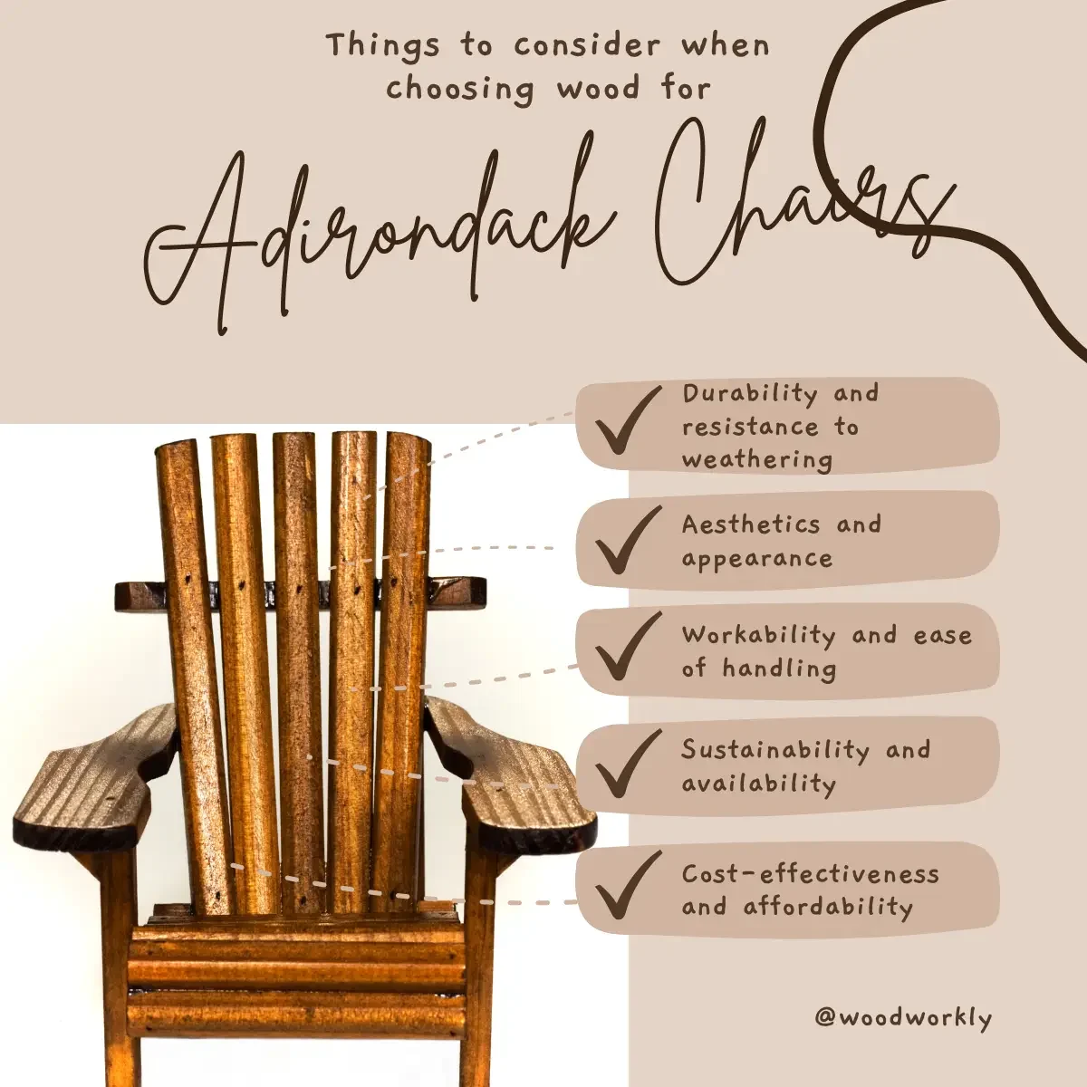 things To Consider When Choosing Wood For Adirondack Chairs