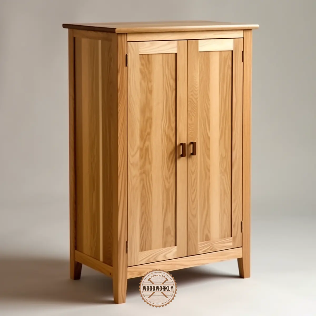 Ash wood cupboard