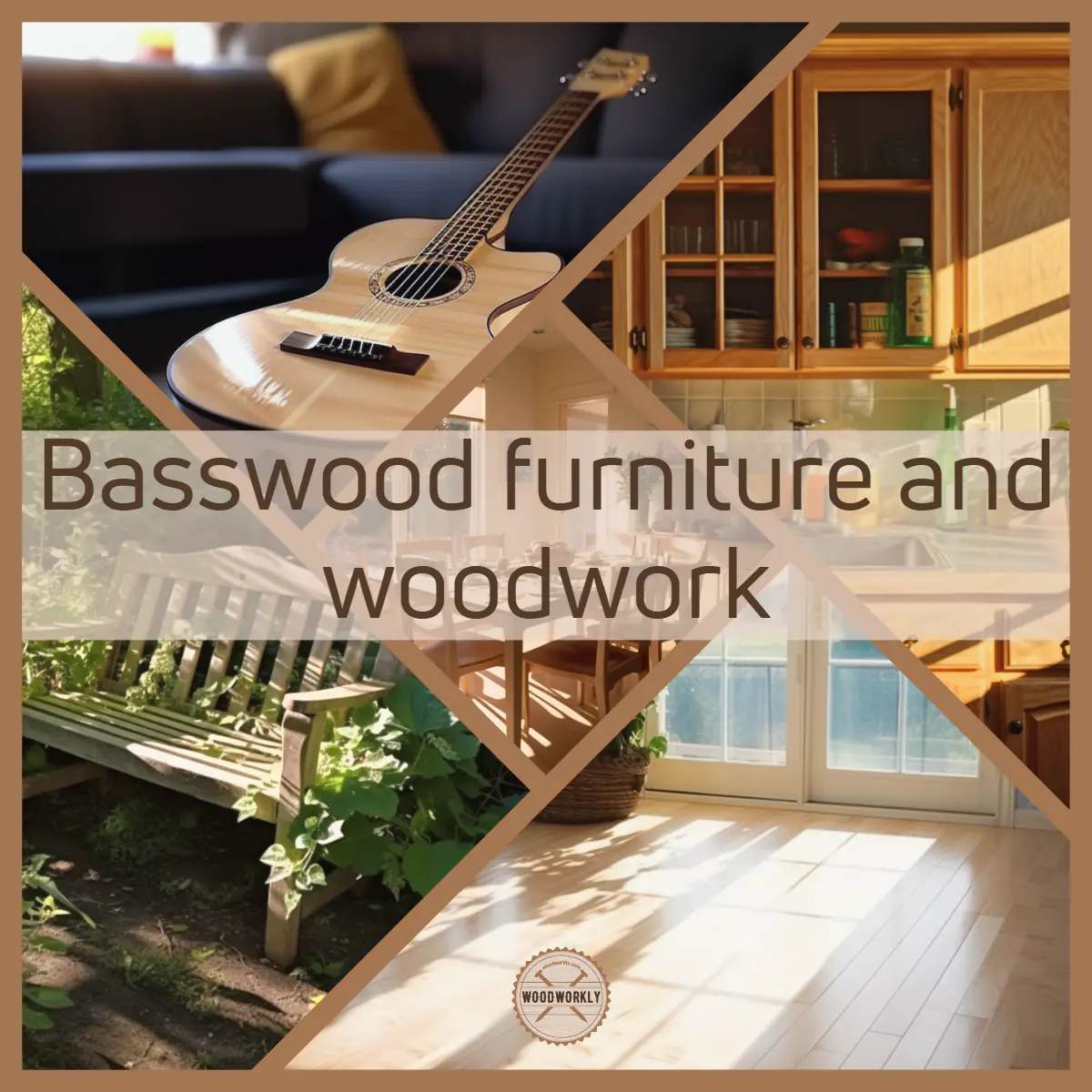 Basswood furniture and woodwork