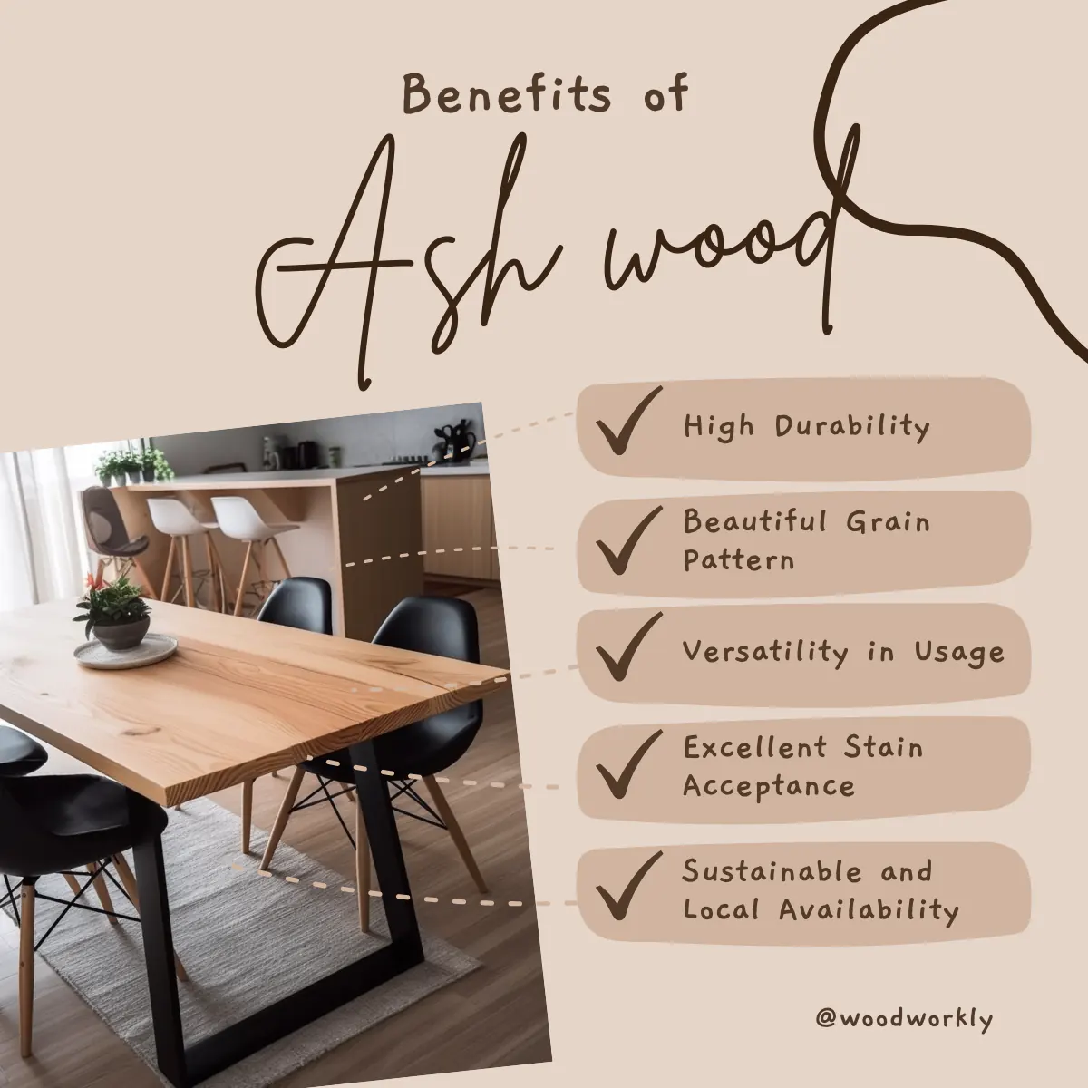 Benefits of ash wood