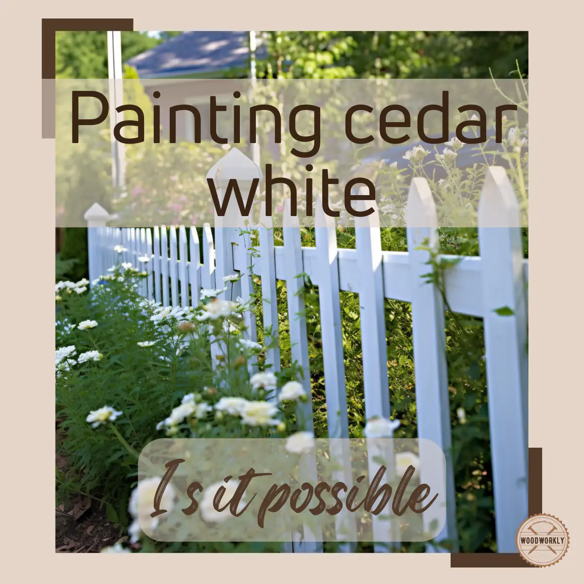 Can Cedar Be Painted White