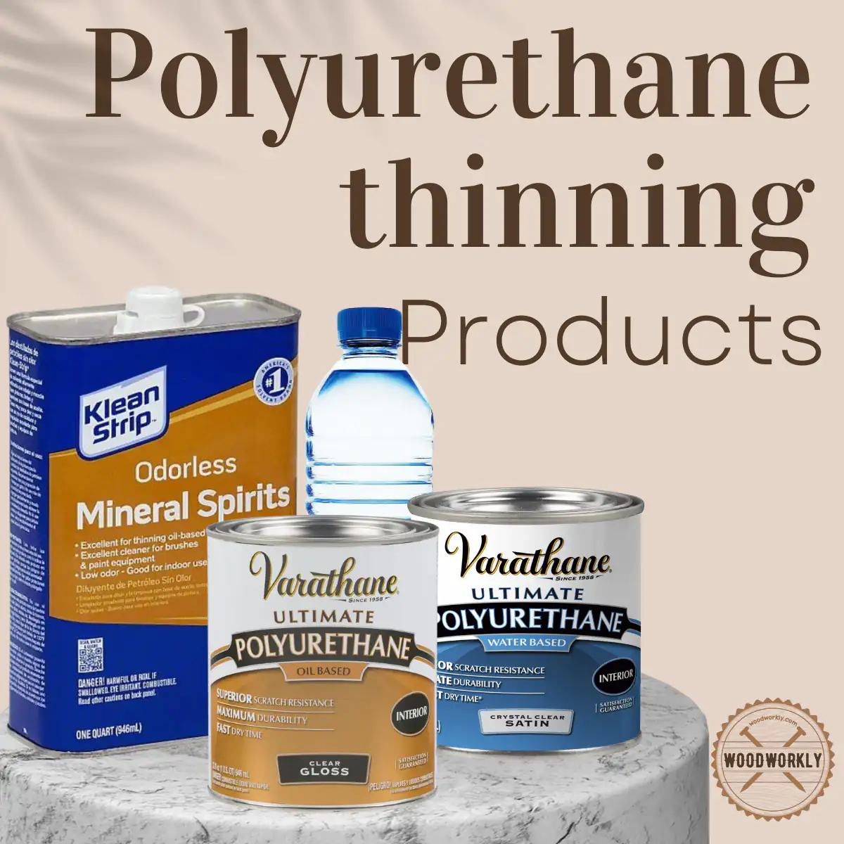 Polyurethane thinning products