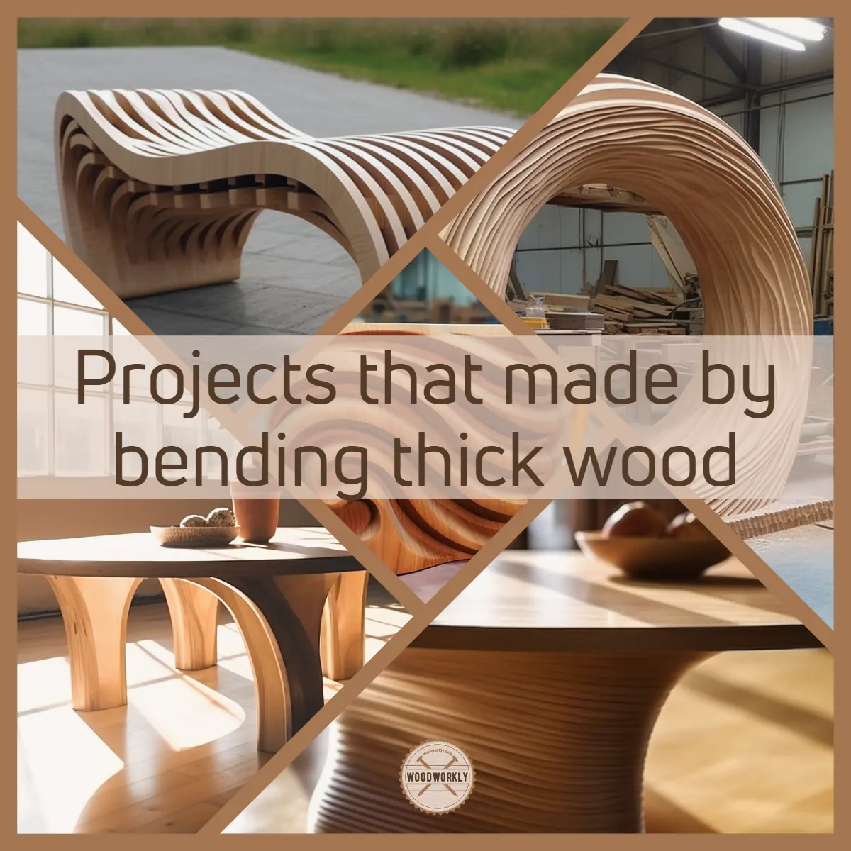 Projects that made by bending thick wood