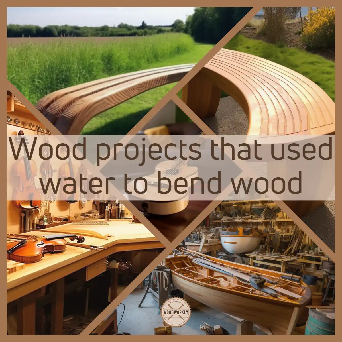 Wood projects that used water to bend wood