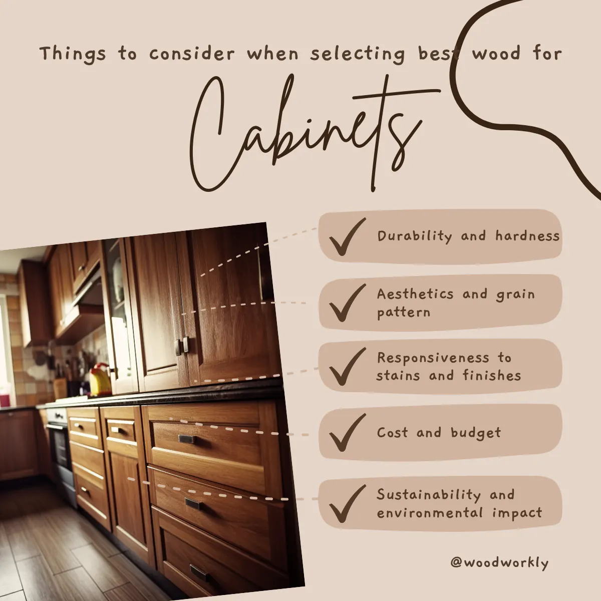 things to consider when selecting best wood for cabinets