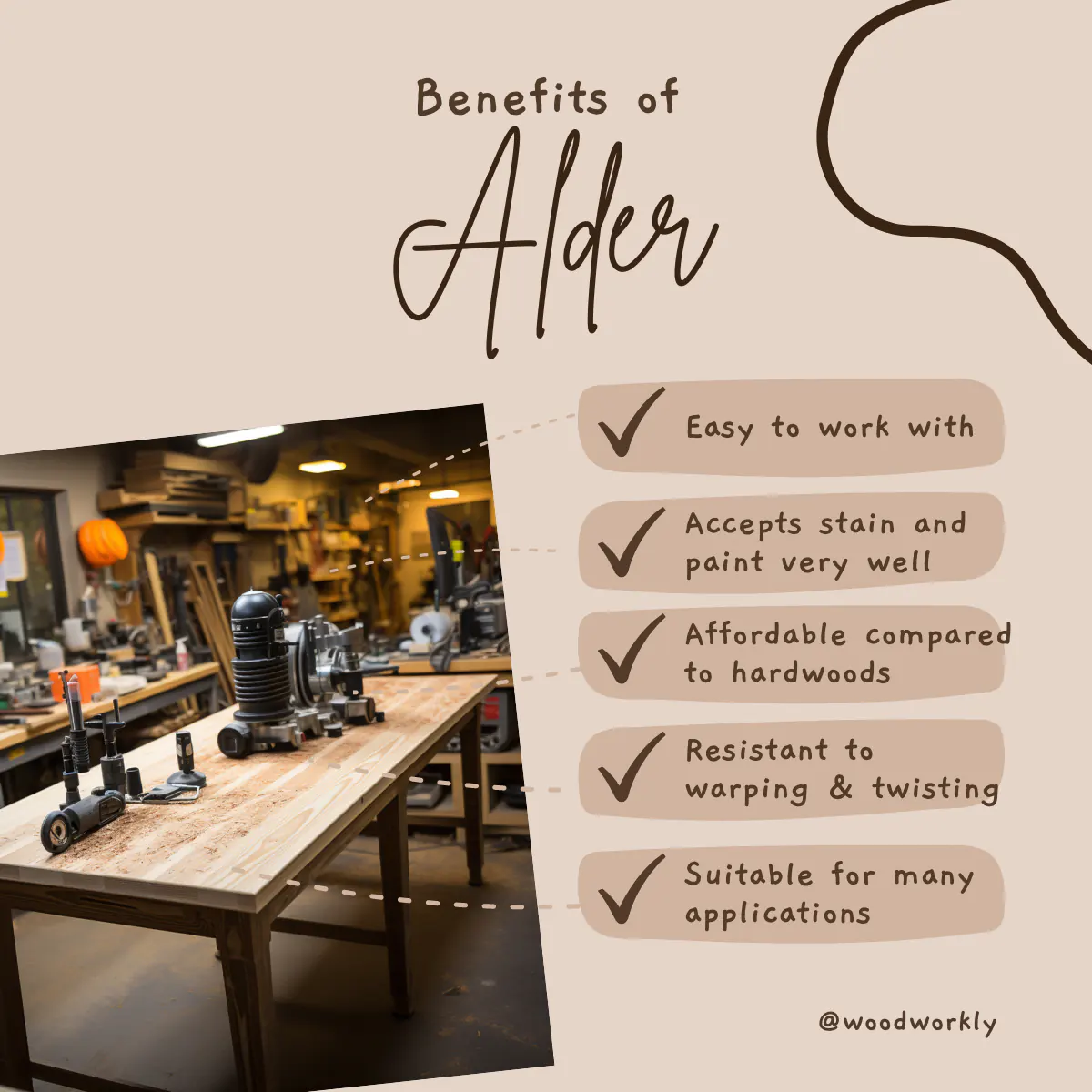 Benefits of alder wood