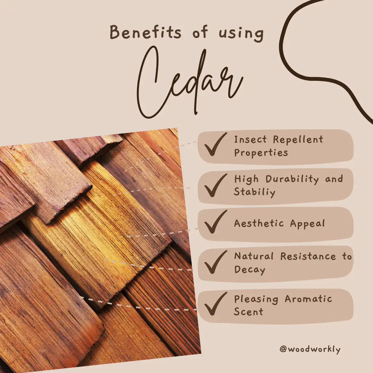 Benefits of using cedar