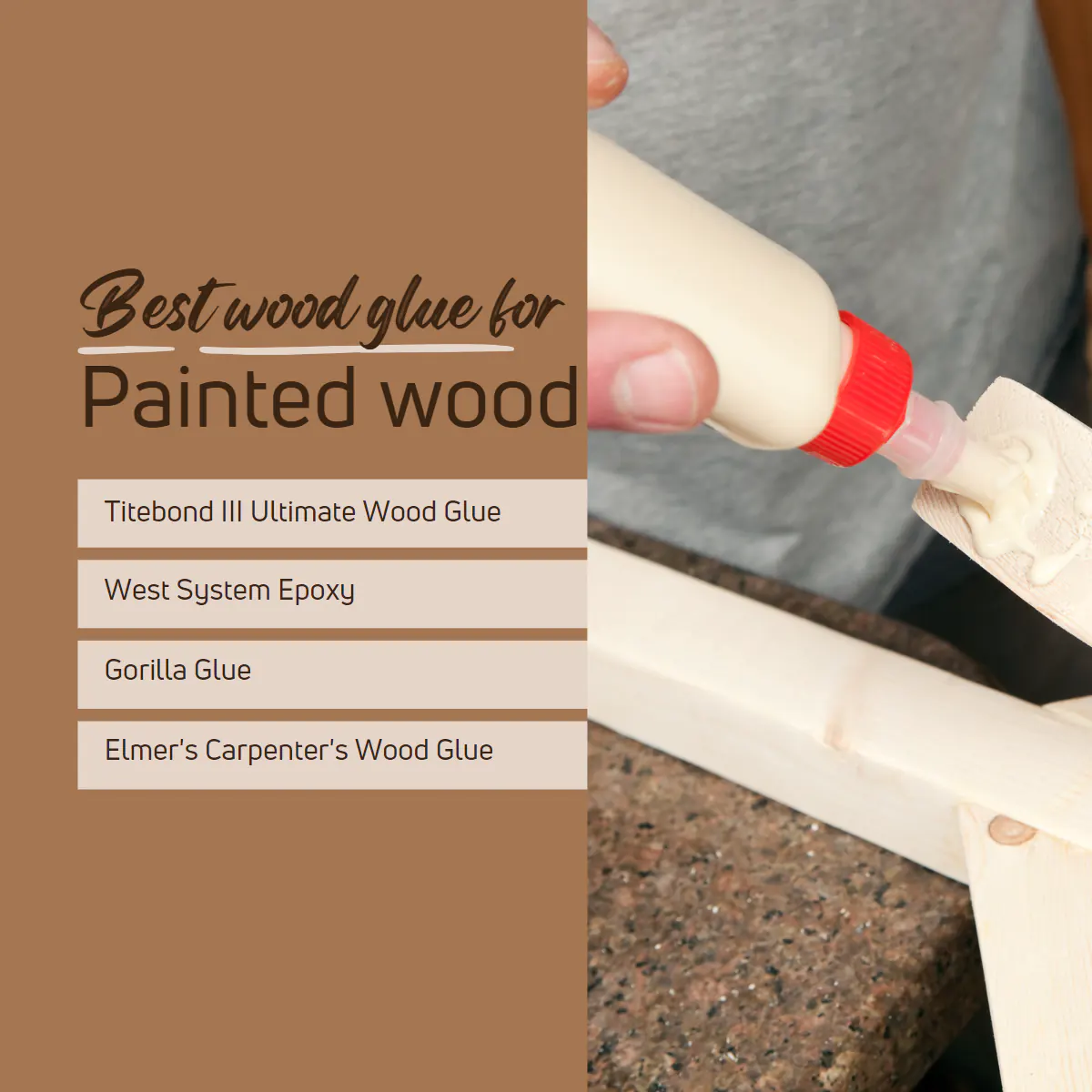 Best wood glue for painted wood