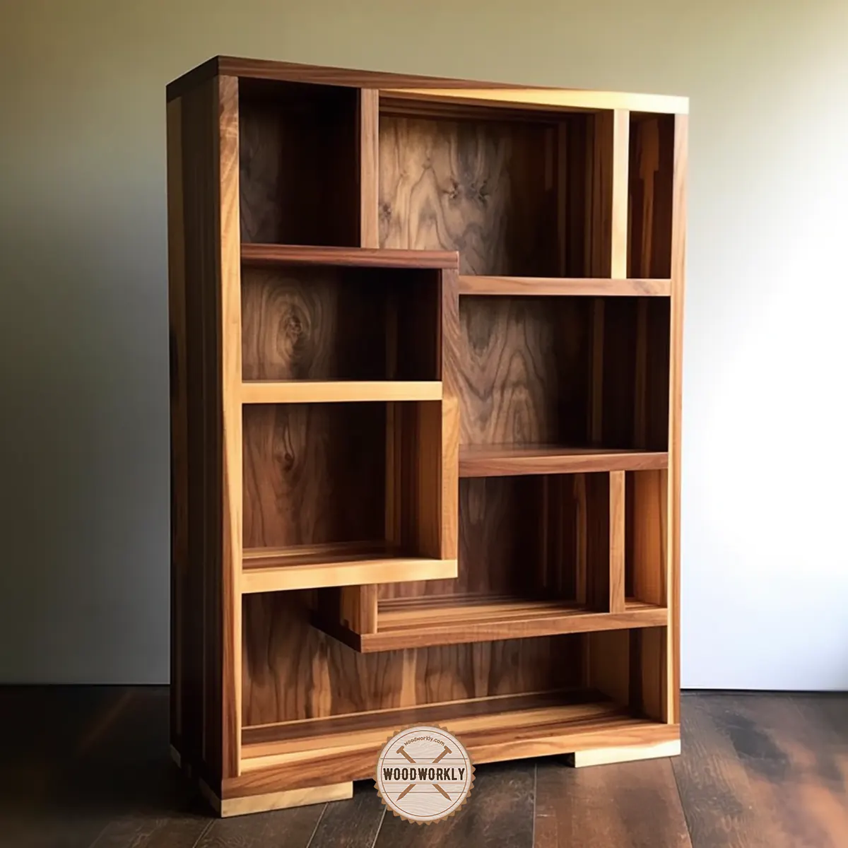 Bookshelf finished with tung oil finish