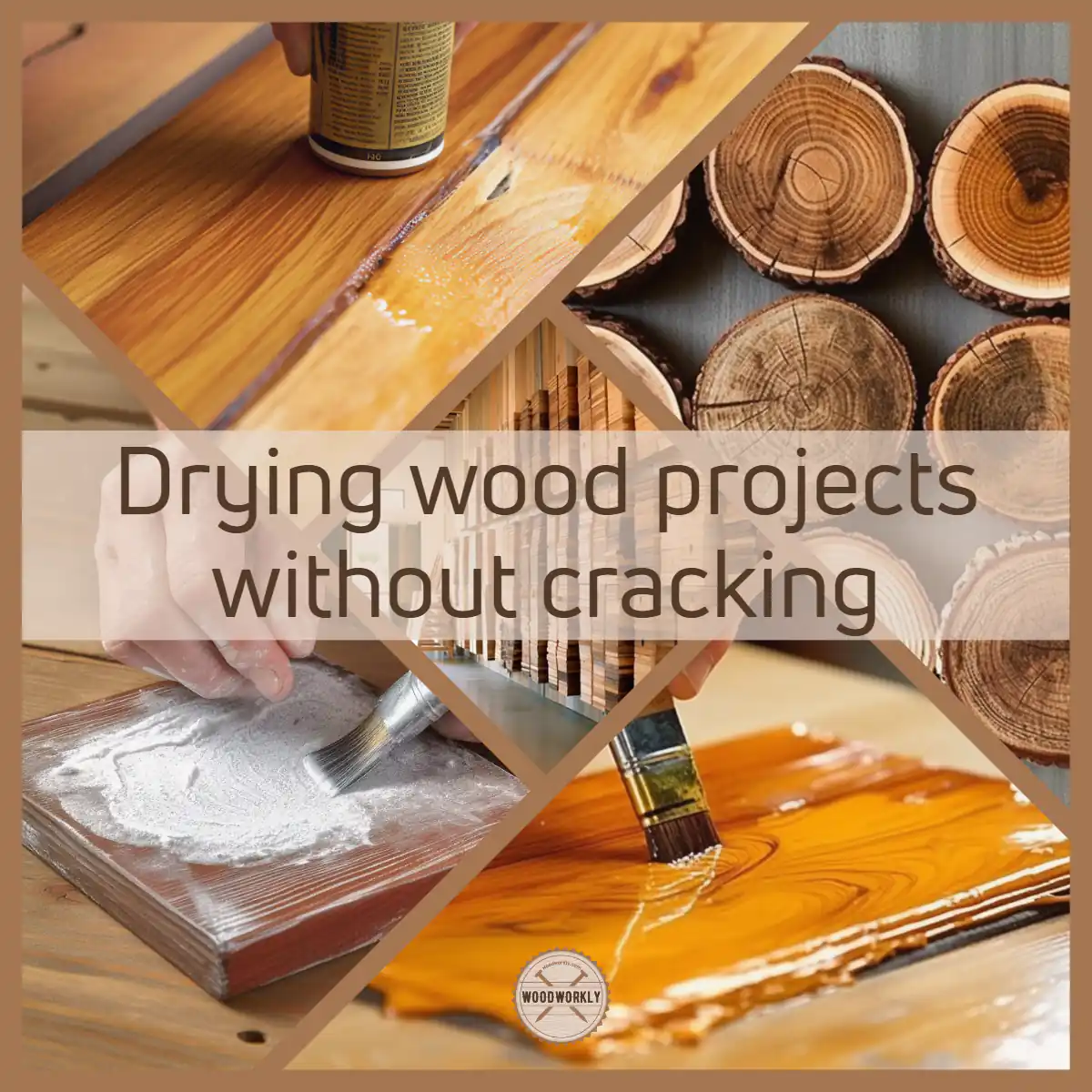 Drying wood projects without cracking