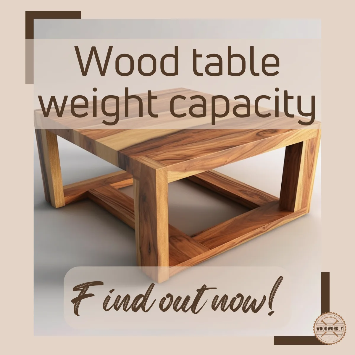 How Much Weight Can A Wood Table Hold