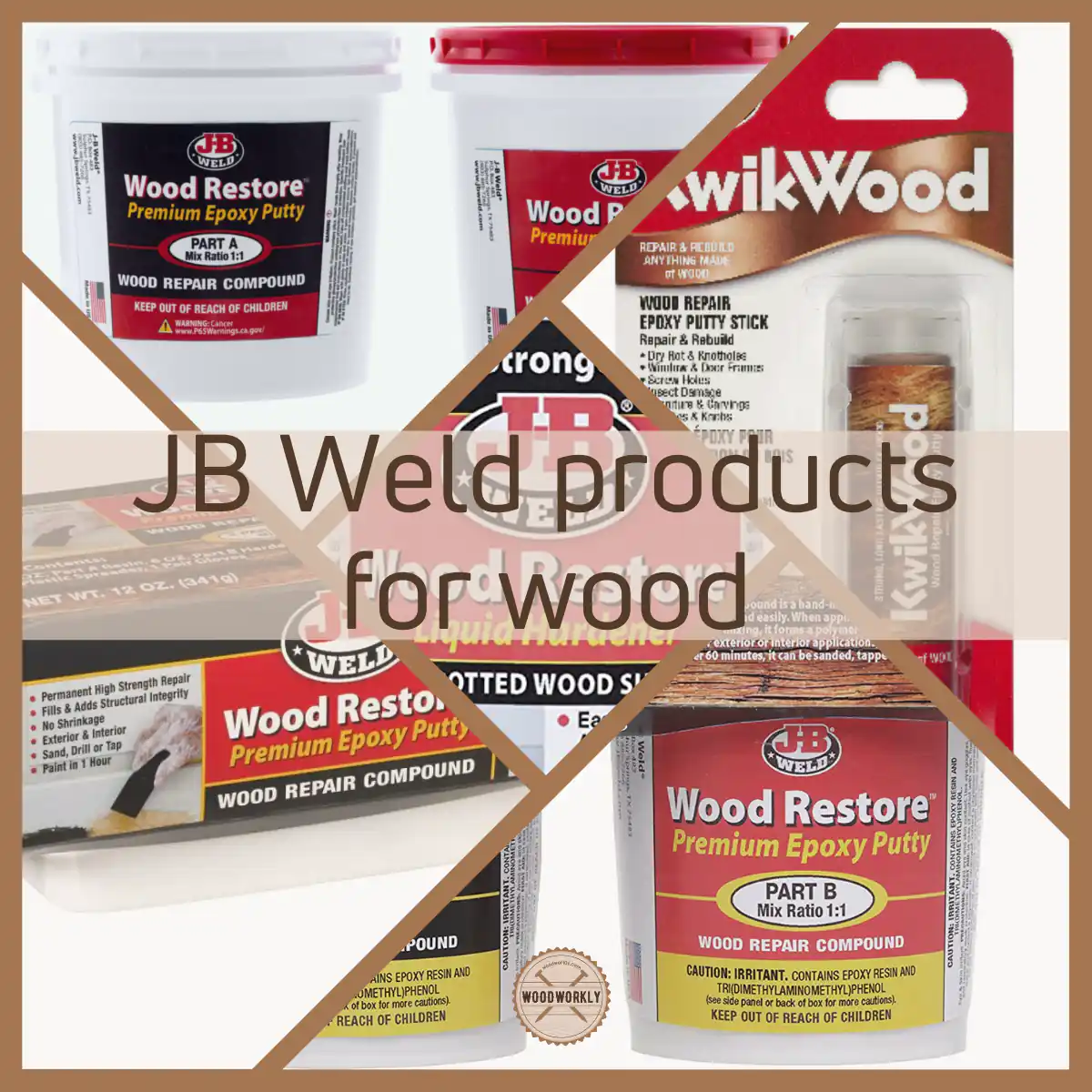 JB Weld Products for wood