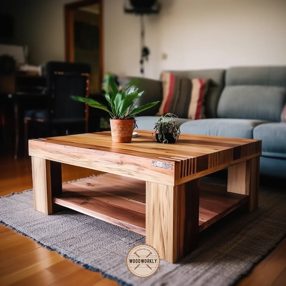 Reinforced coffee table