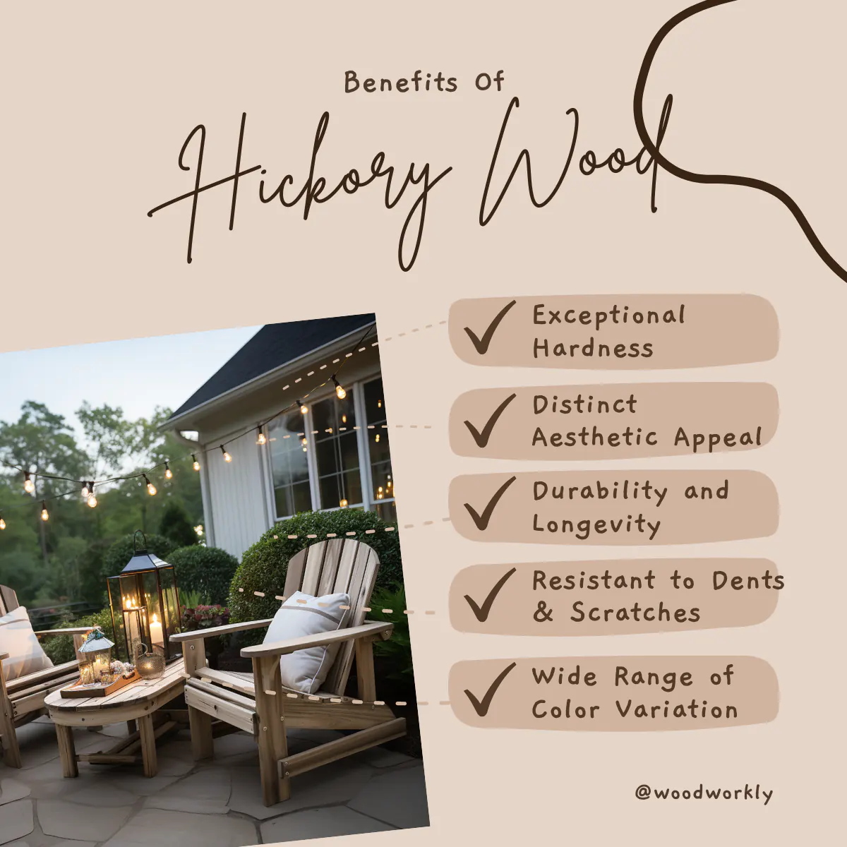 Benefits of Hickory wood