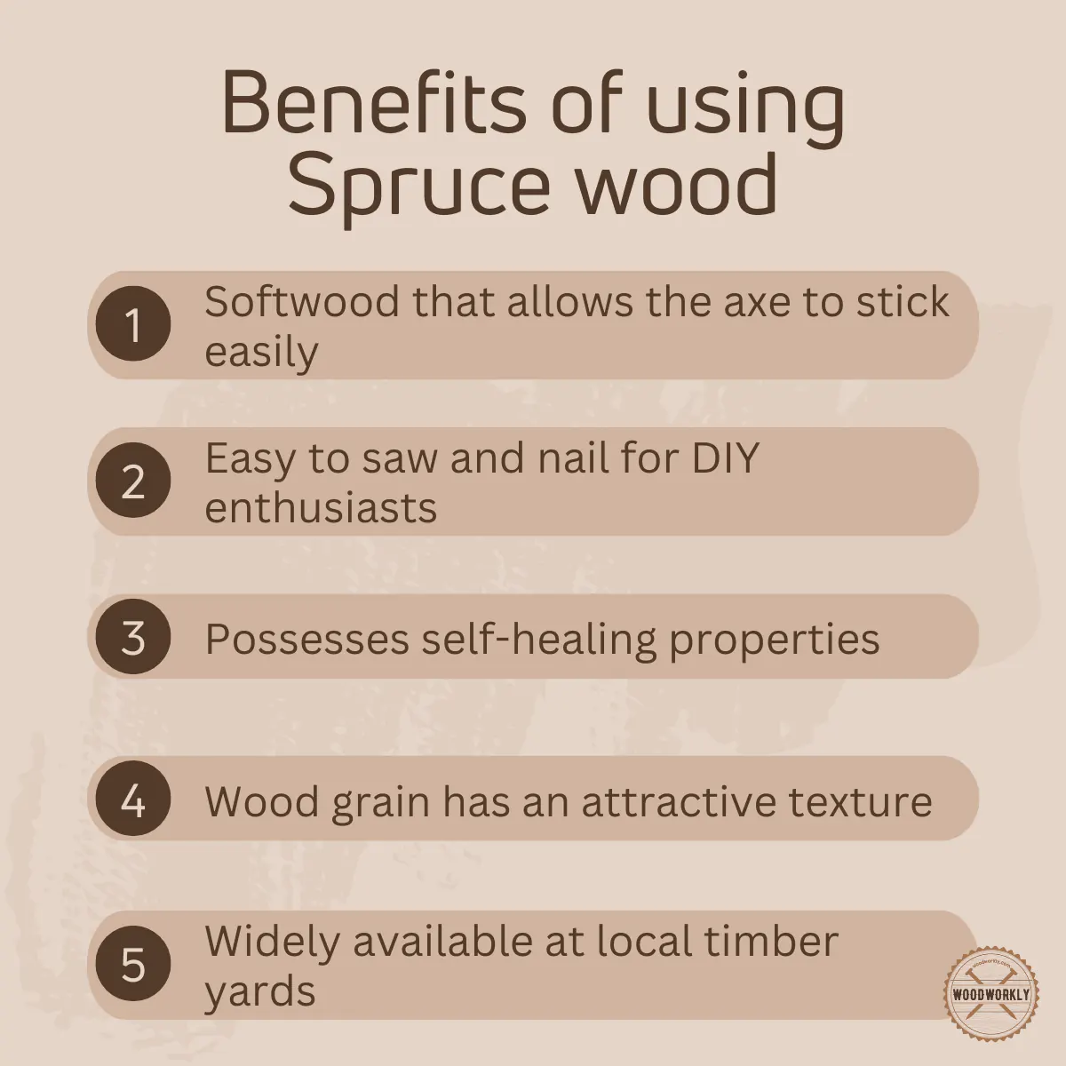 Benefits of using Spruce wood as an axe throwing target