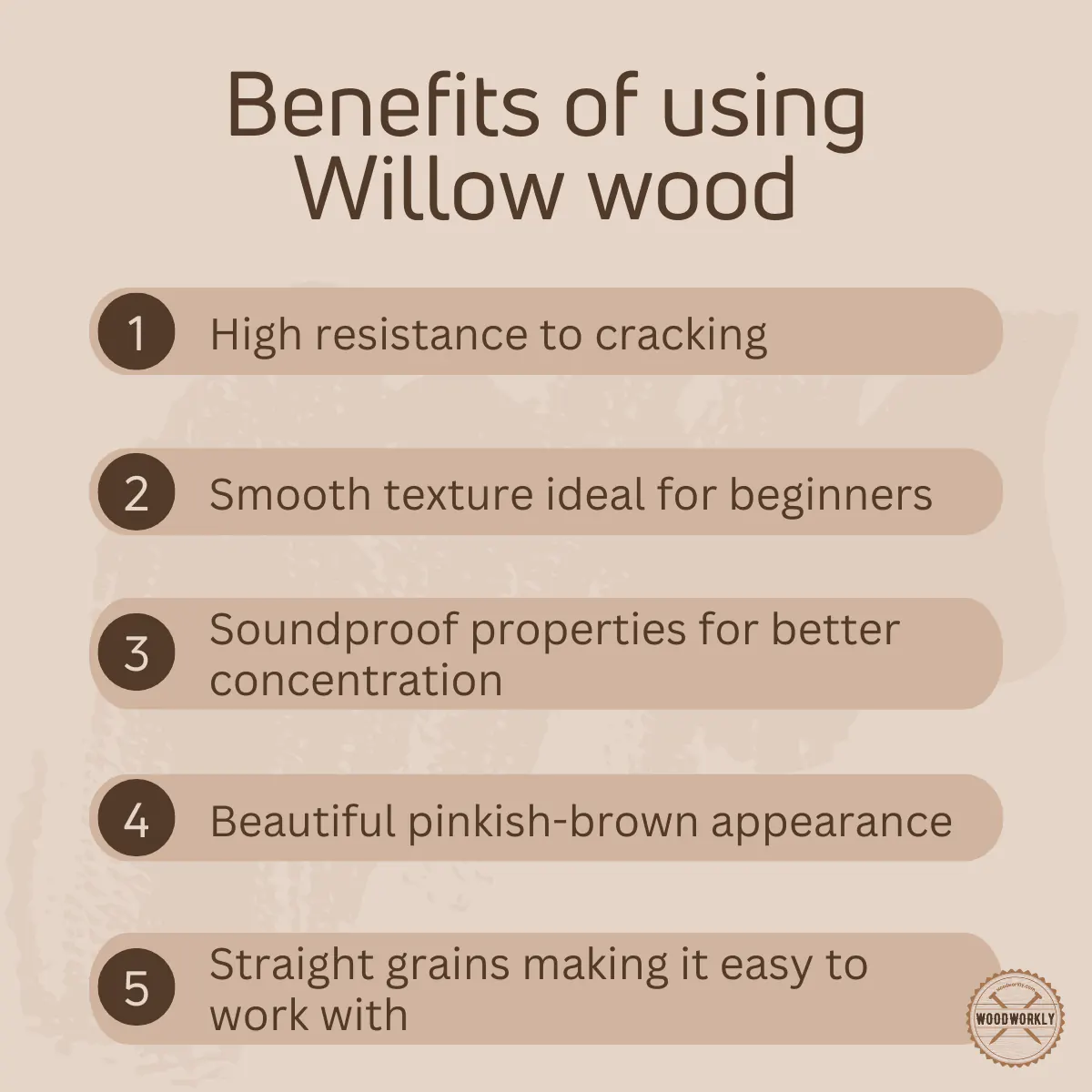 Benefits of using Willow wood as an axe throwing target