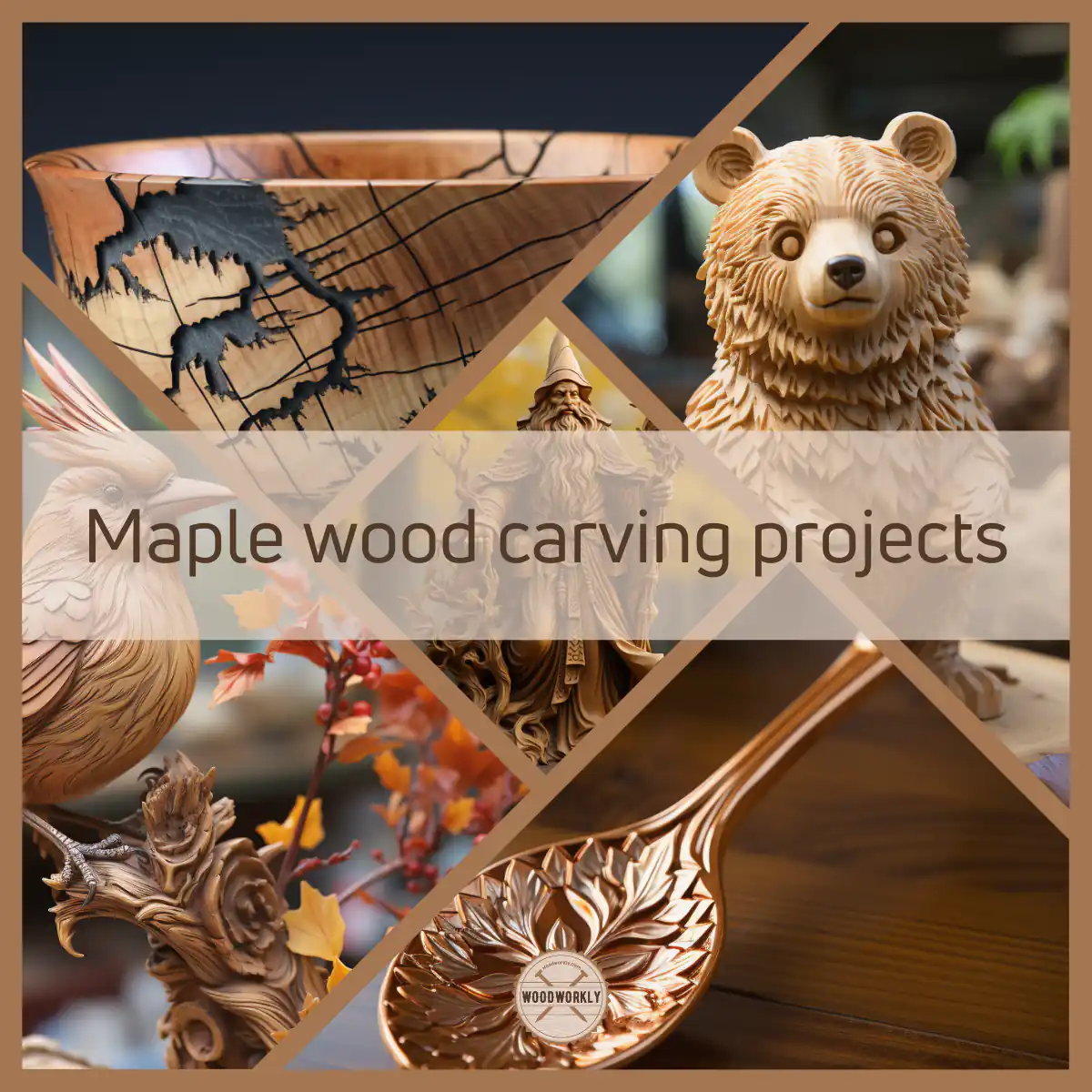 Maple wood carving projects