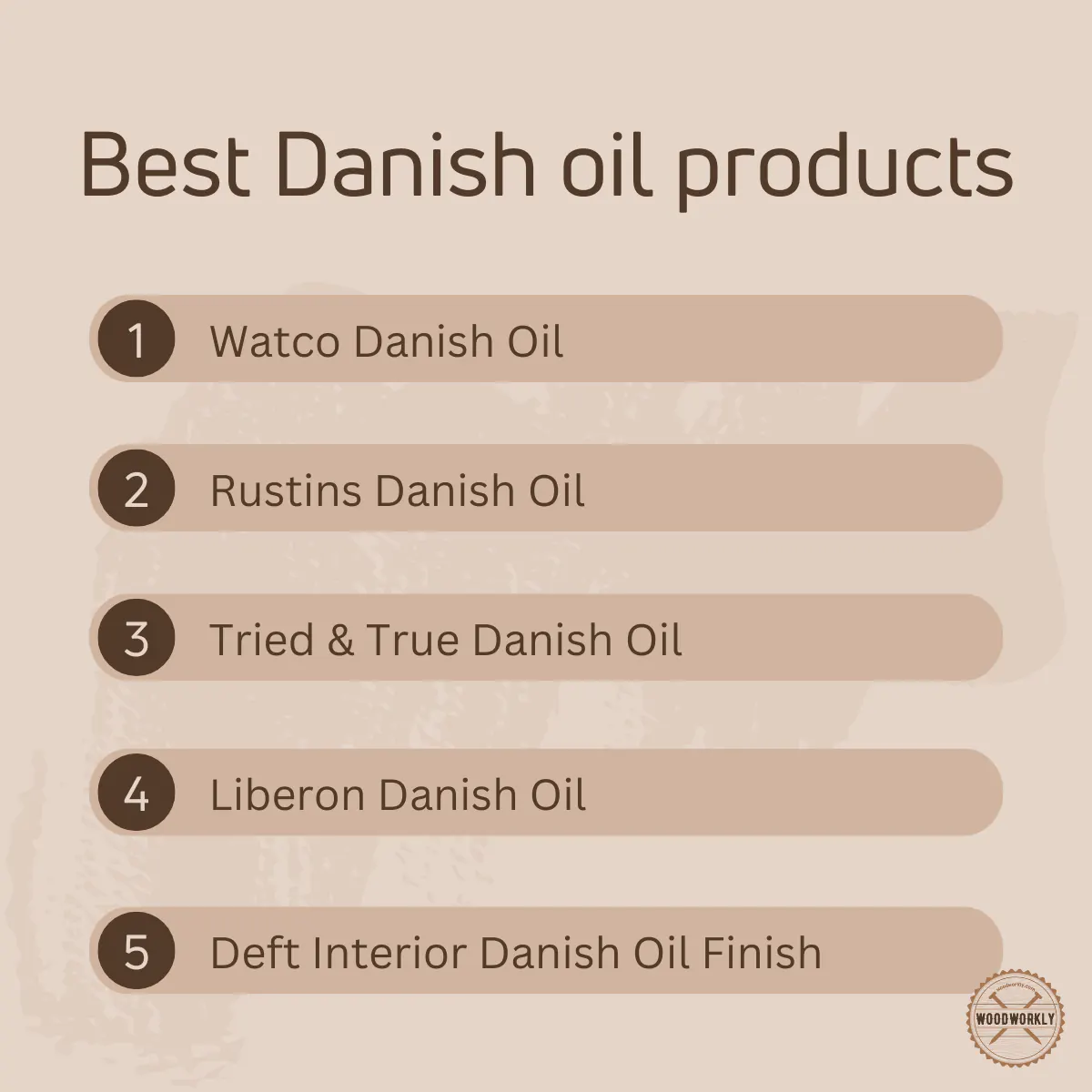 Best Danish oil products