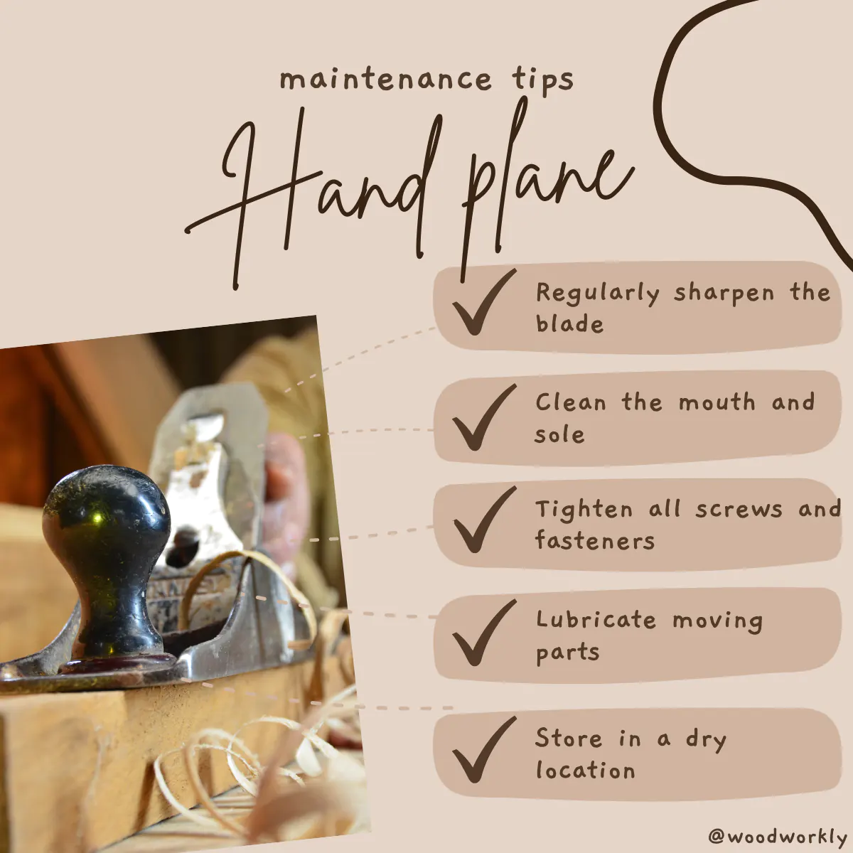 Hand plane maintenance tips