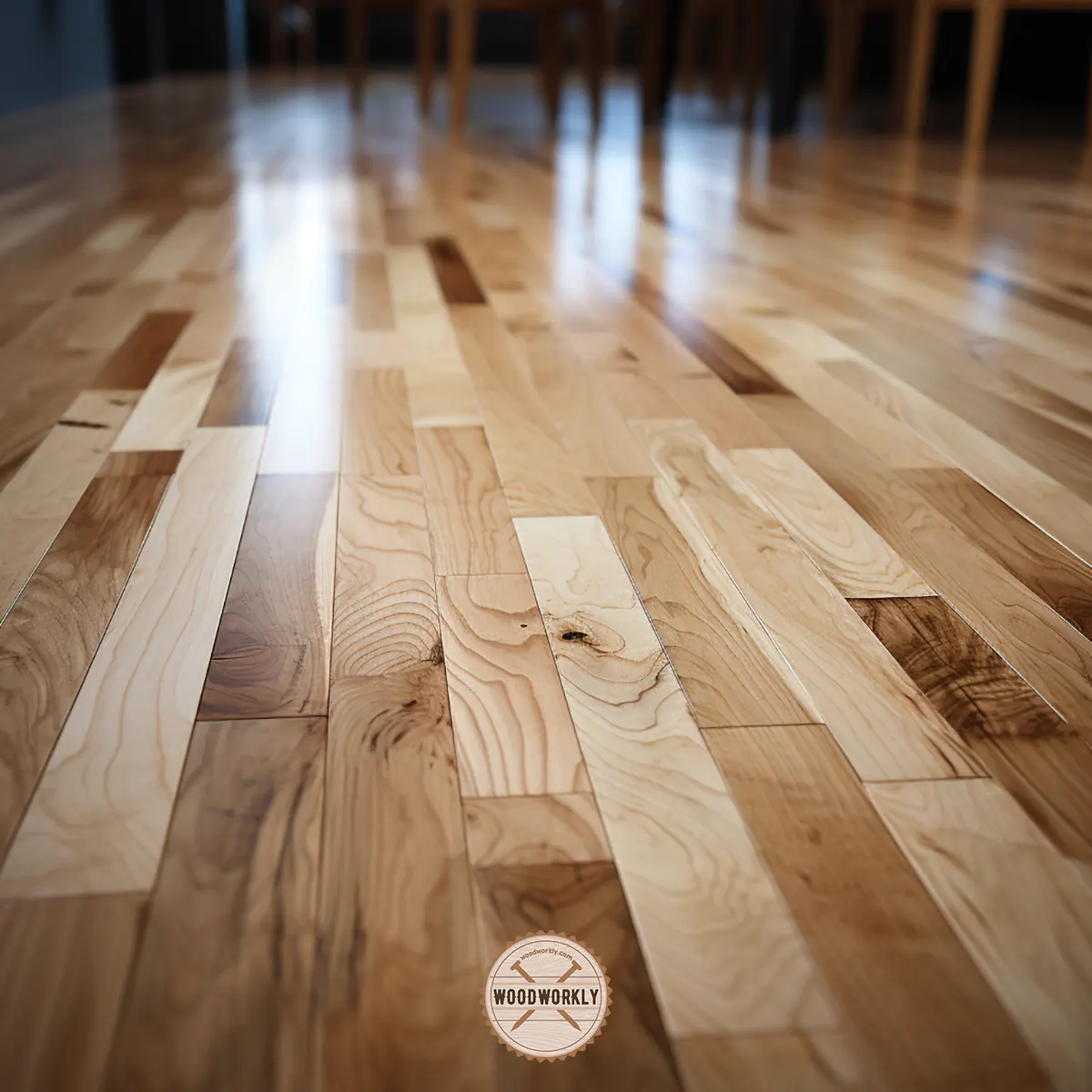 Rubberwood flooring