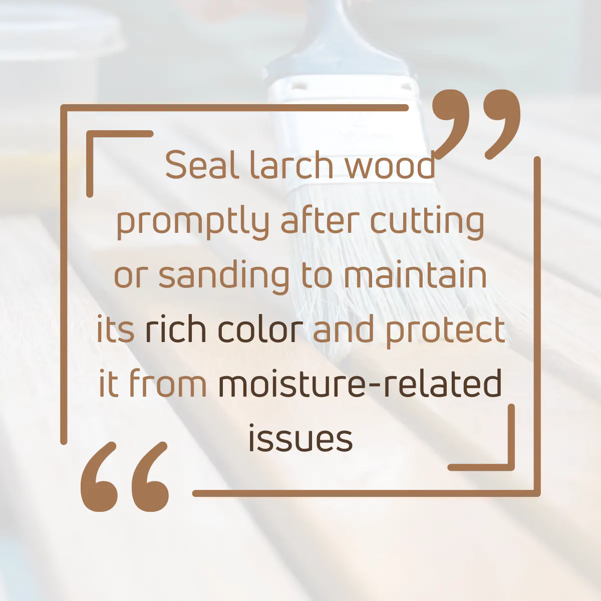 Tip for working with Larch