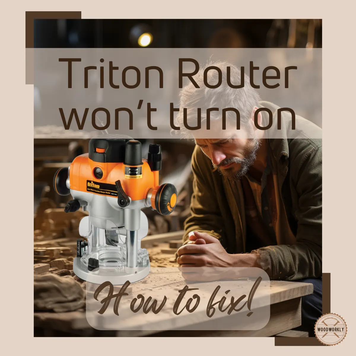 Triton Router won’t turn on
