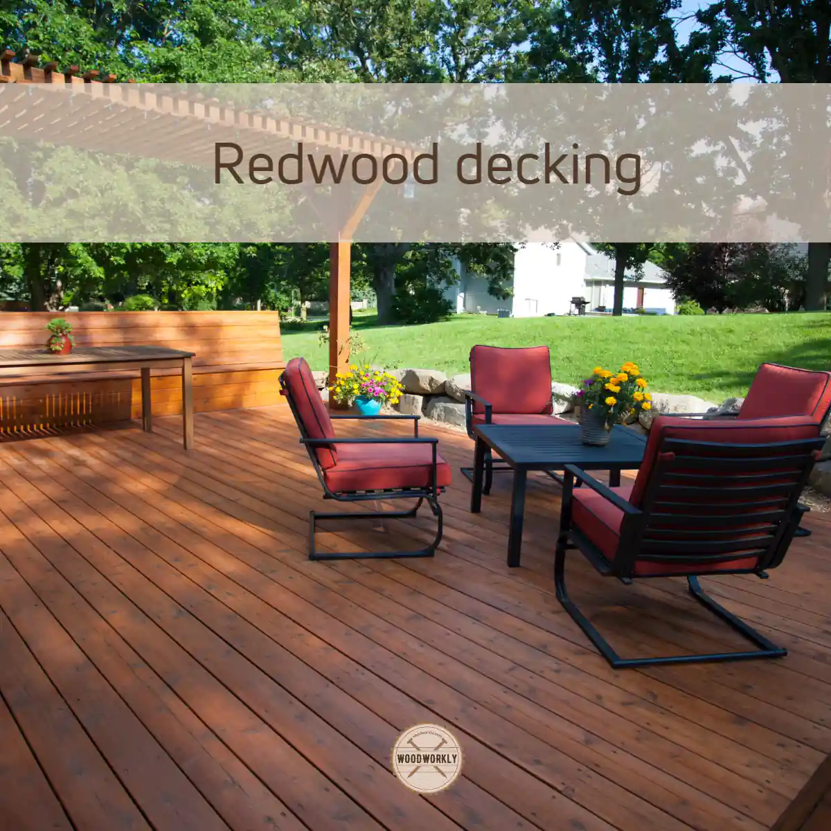 redwood decking