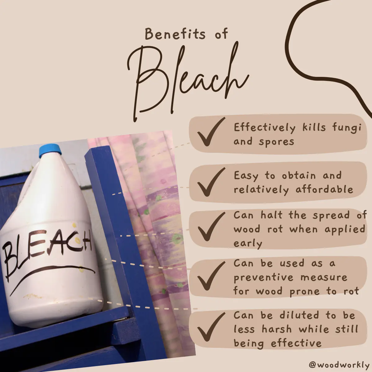 Benefits of using bleach