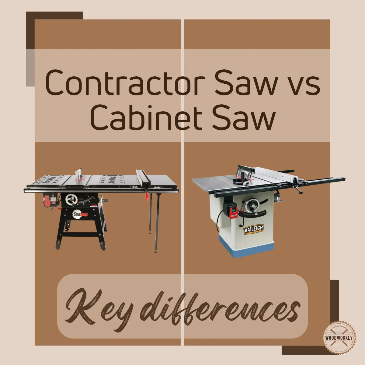 Contractor Saw vs Cabinet Saw