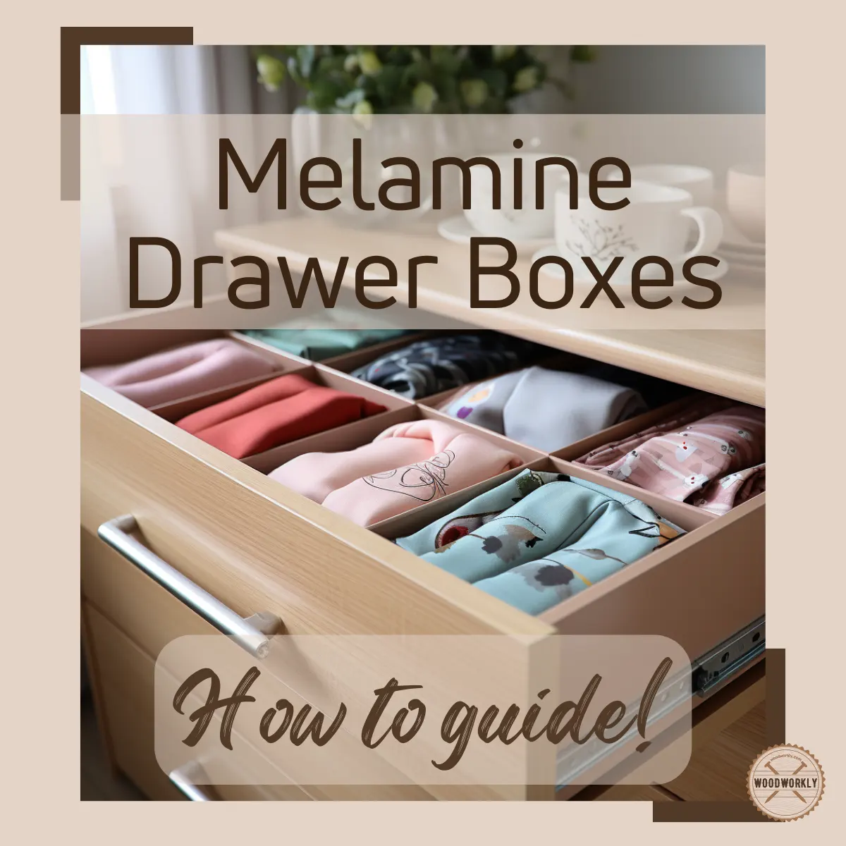 How To Make Melamine Drawer Boxes