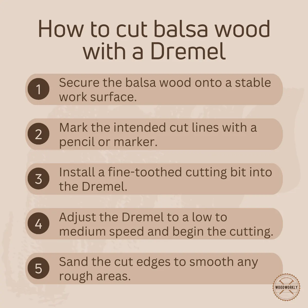 How to cut balsa wood with a Dremel
